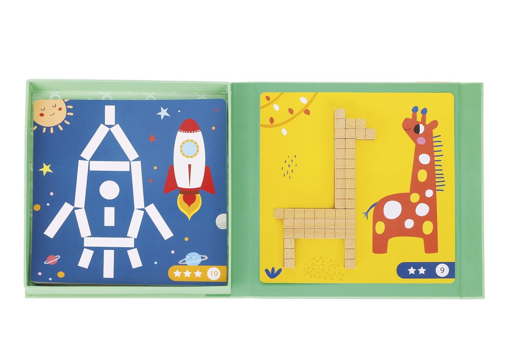 CREATIVE MATH STICKS PUZZLE GAME - Bamboo Sprout